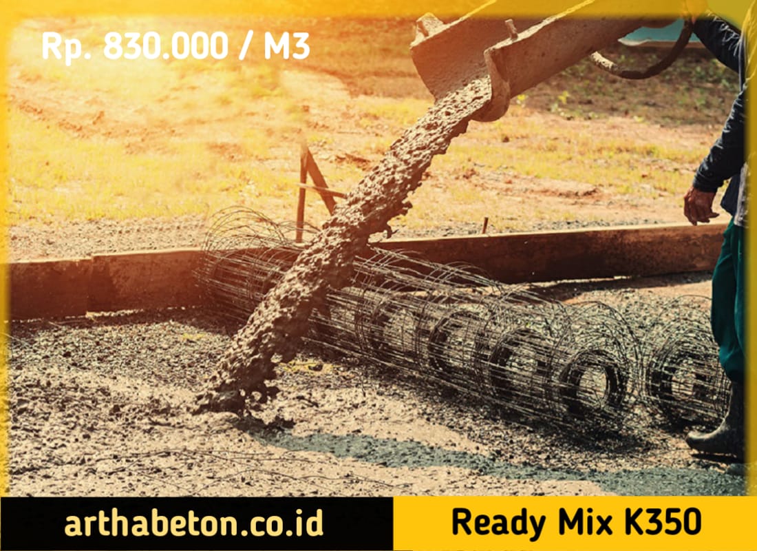 Harga Ready Mix K350 Per M3 Beton Cor Update 2022 - Artha Beton
